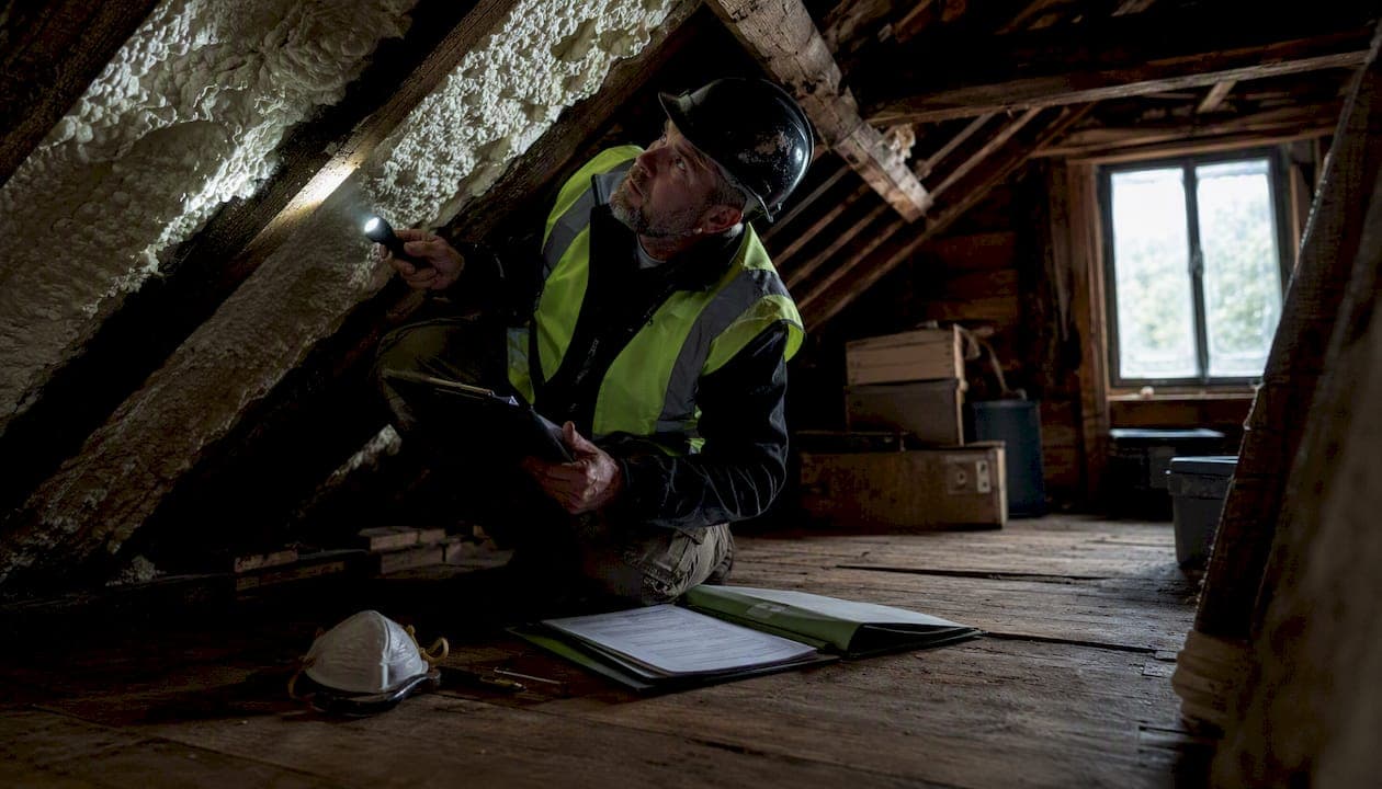 Spray foam on roof timbers: your mortgage risk guide