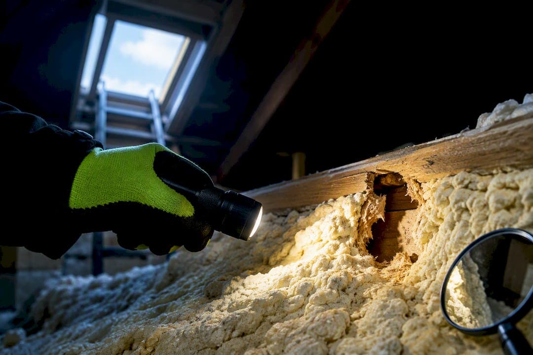 Every 3 Months: Inspect for Mice in Spray Foam and Fix It Properly