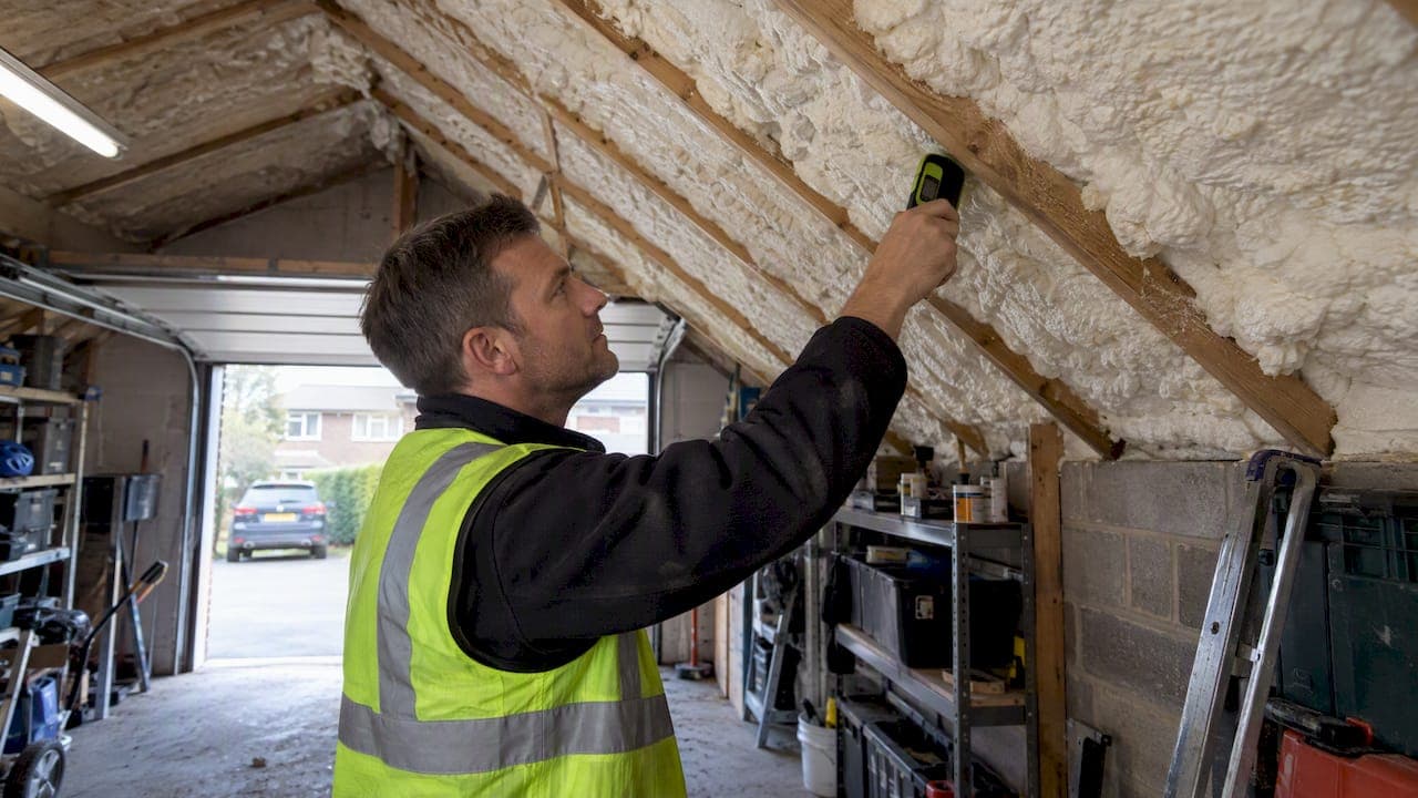 Garage Spray Foam: UK Lenders May Accept an Inspection First